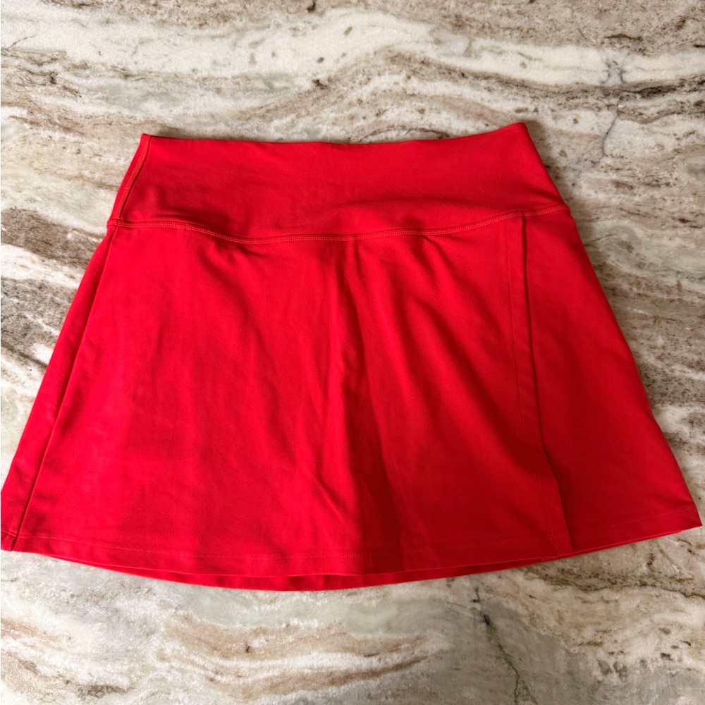 Abercrombie YPB sculptLUX Red Women's Wrap Skort